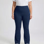 High-Waisted Flare Bootleg Plus Size Leggings - Joann