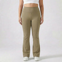 High-Waisted Flare Bootleg Plus Size Leggings - Joann