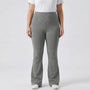 High-Waisted Flare Bootleg Plus Size Leggings - Joann