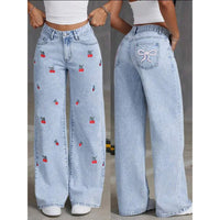 High-Waisted Wide-Leg Jeans -  Lola