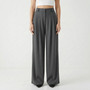 High-Waisted Wide-Leg Trousers - Flowtide