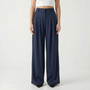 High-Waisted Wide-Leg Trousers - Flowtide