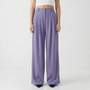 High-Waisted Wide-Leg Trousers - Flowtide