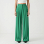 High-Waisted Wide-Leg Trousers - Flowtide