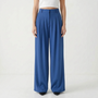 High-Waisted Wide-Leg Trousers - Flowtide