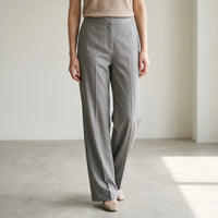 High-Waisted Wide-Leg Trousers - Gail