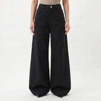 High-Waisted Wide-Leg Trousers -  Jeannie