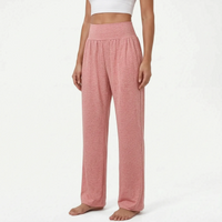 High-Waisted Wide-Leg Yoga Trousers - Sheryl