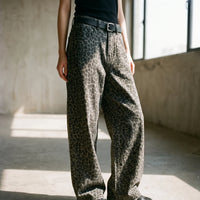 High-Waisted Wide Leg Trousers -  Nellie