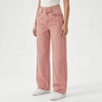 High-Waisted Wijde Dames Jeans -  May