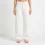 High-waist barrel broek met stippen - Shawna