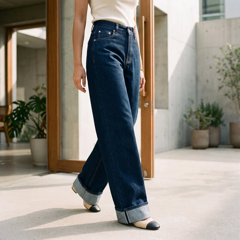 High Waist Jeans Wide Leg -  Sophie