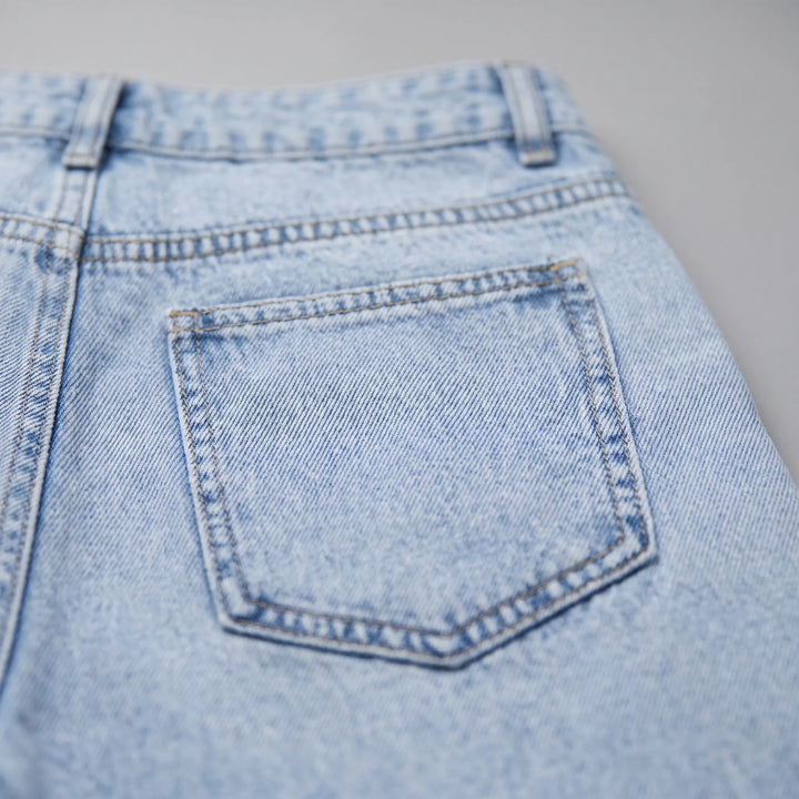High Waist Wide Leg Jeans Dames -  Ethel