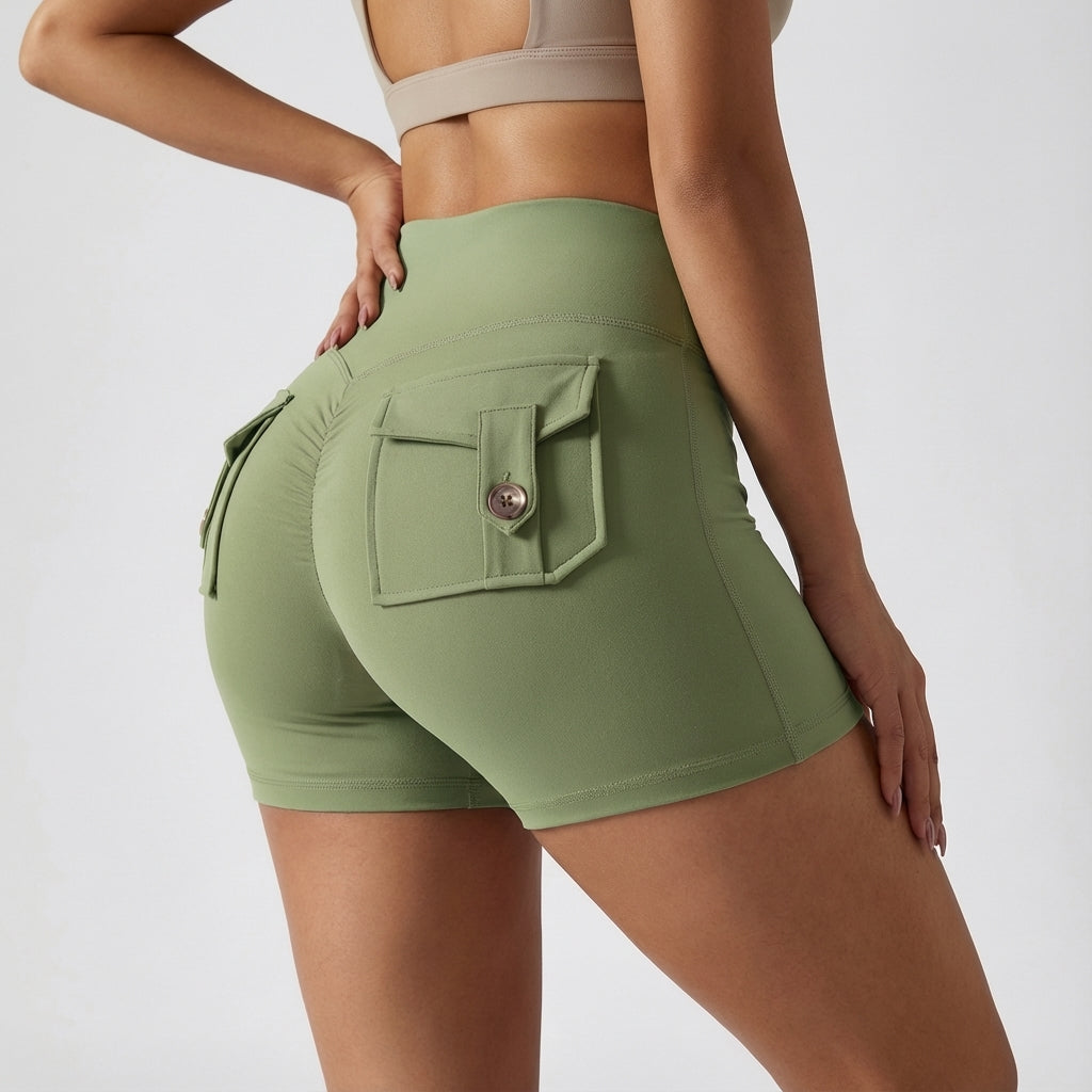 Hoch Taillierte Sportshorts - Sydney