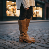 Hochschaft Lederstiefel - Serena