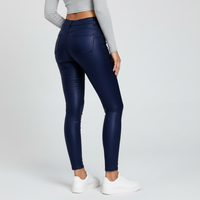 Hochtaillierte Lederhose - Emilia