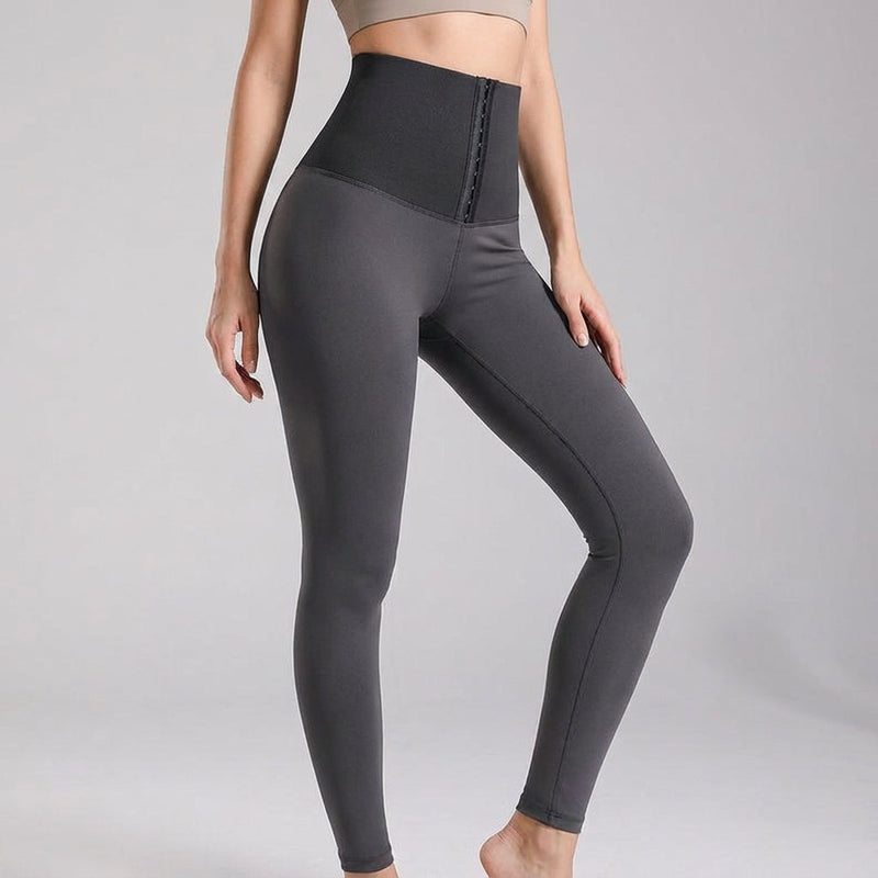 Hochtaillierte Sportleggings Mit Stützbund - Vivian