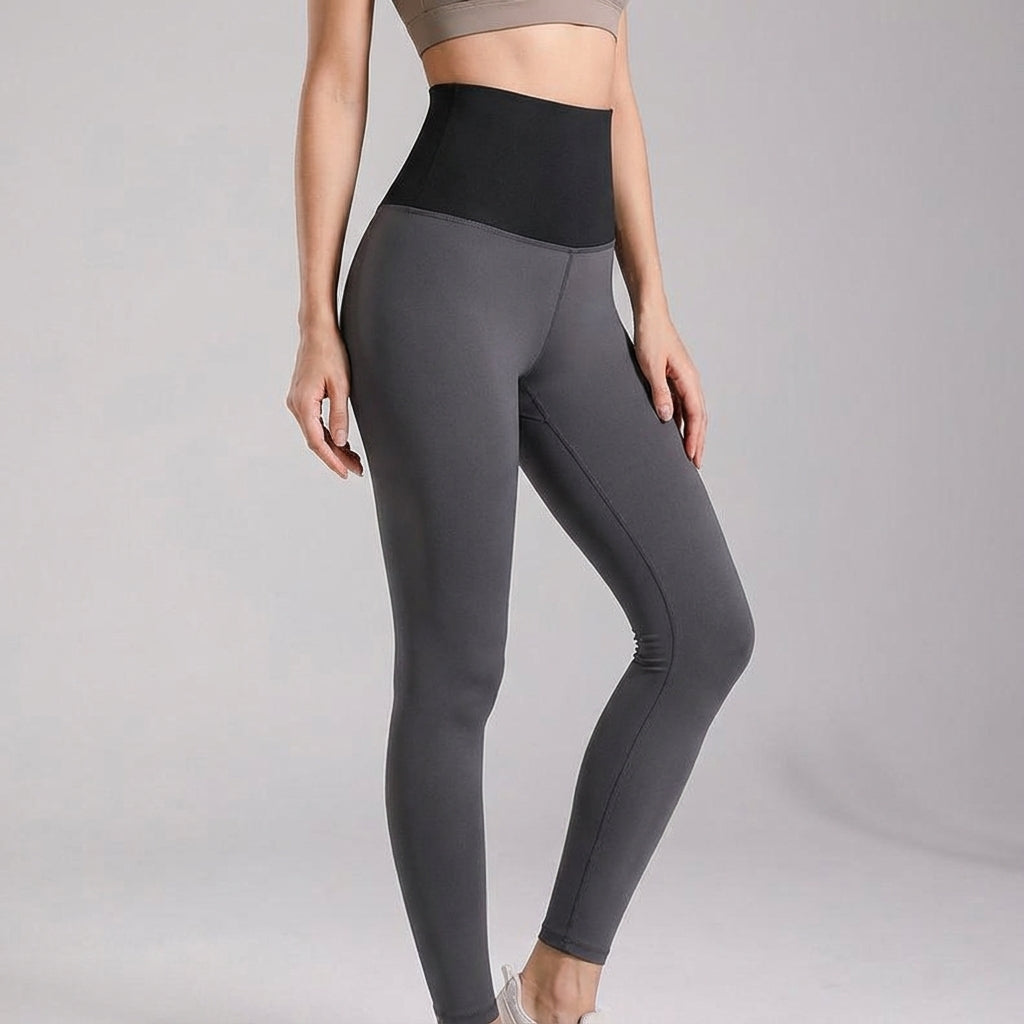 Hochtaillierte Sportleggings Mit Stützbund - Vivian