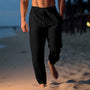 Herren-Leinenhose mit verstellbarem Bund – Jules