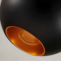 AppleGlow Pendant Light - Artistic E27 Fixture in Black & White 12