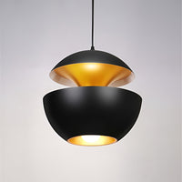 AppleGlow Pendant Light - Artistic E27 Fixture in Black & White 21