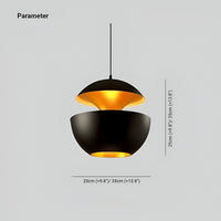 AppleGlow Pendant Light - Artistic E27 Fixture in Black & White 19