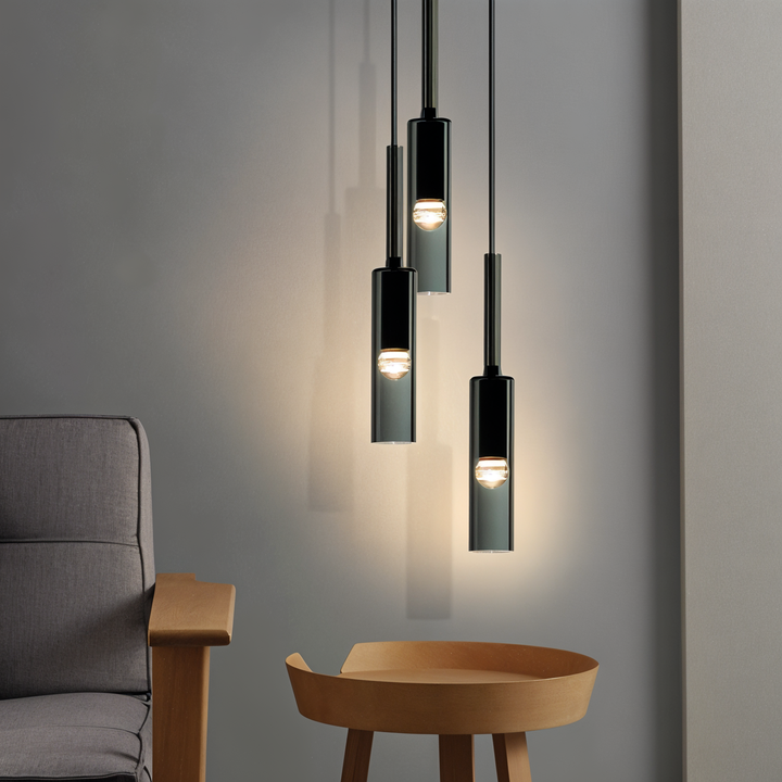 Prismatische Projektorlampe mit LED – Lunara