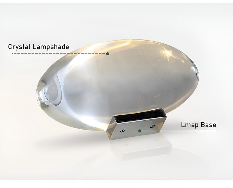 Prismatische Projektorlampe mit LED – Lunara