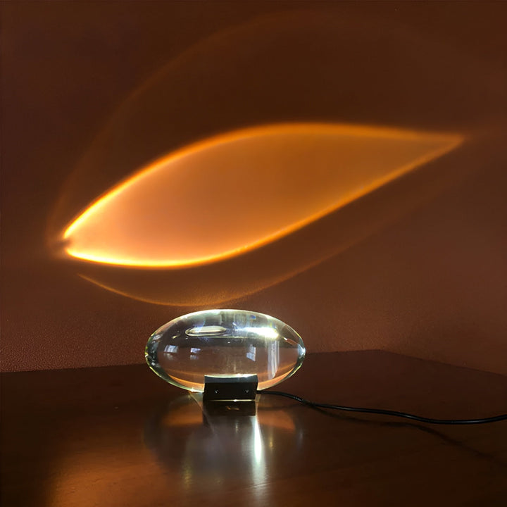 Prismatische Projektorlampe mit LED – Lunara