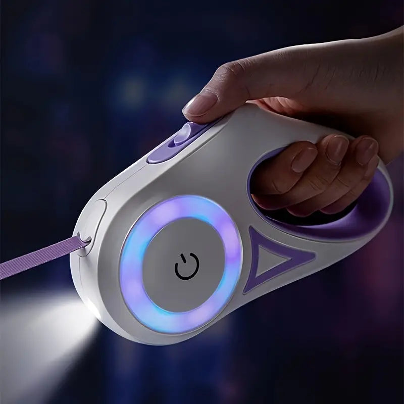 Lichtgevende Hondenriem met Zaklamp - GlowGuard