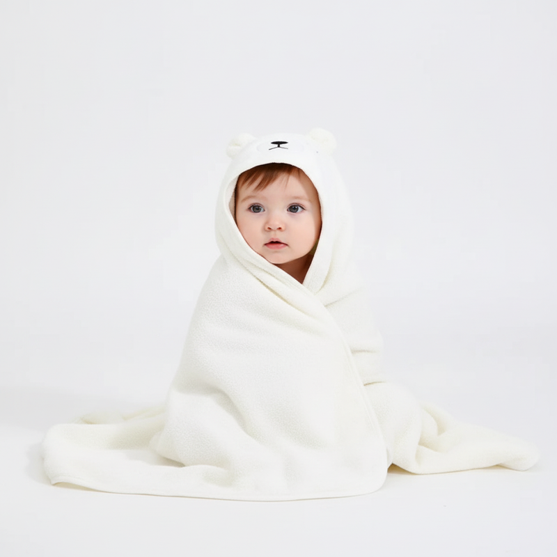 Kapuzen-Babyhandtuch - FluffyTowel
