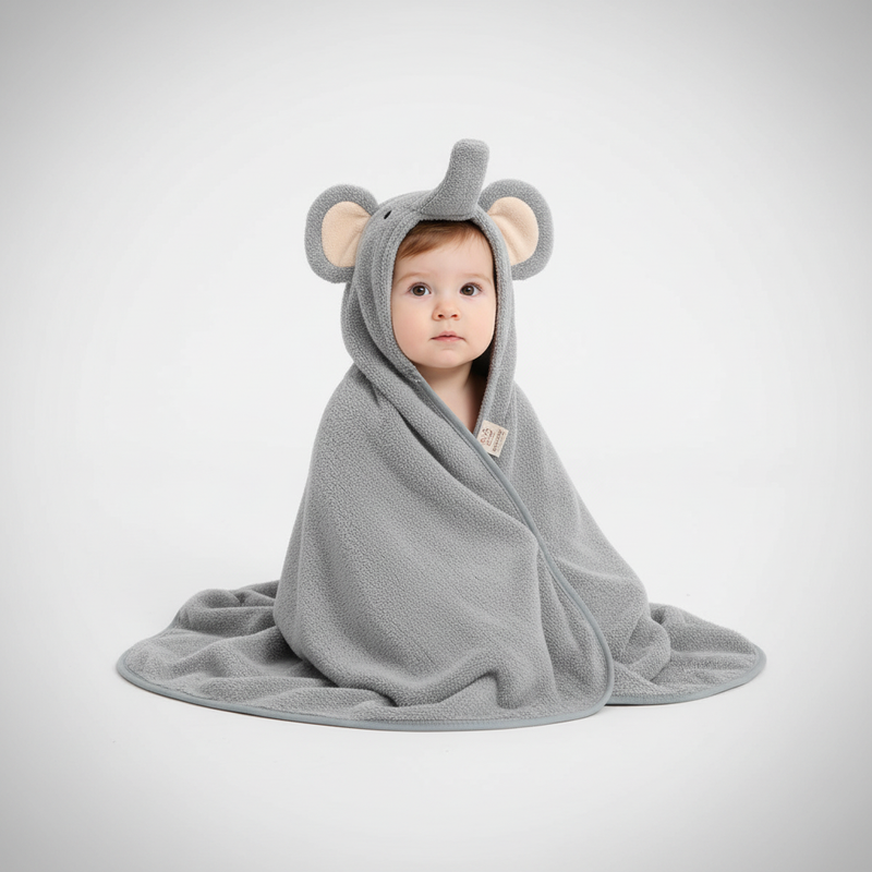 Kapuzen-Babyhandtuch - FluffyTowel