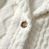 Hooded Faux Fur Button-Front Coat - Amy