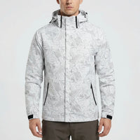 Hooded Full-Zip Windbreaker Shell Jacket -  Stormvel