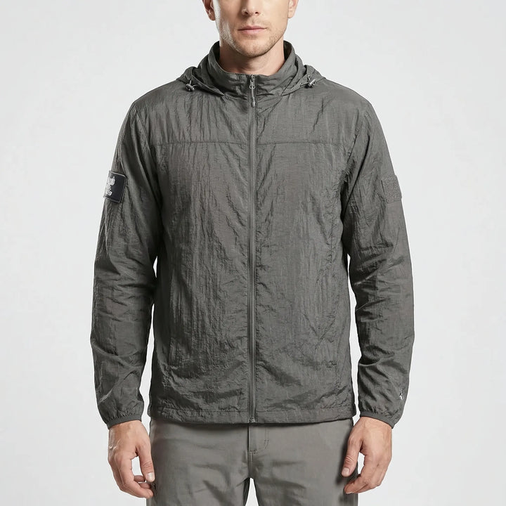 Hooded Lightweight Tactical Windbreaker -  Velorak