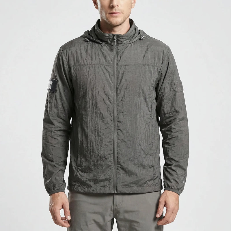 Hooded Lightweight Tactical Windbreaker -  Velorak