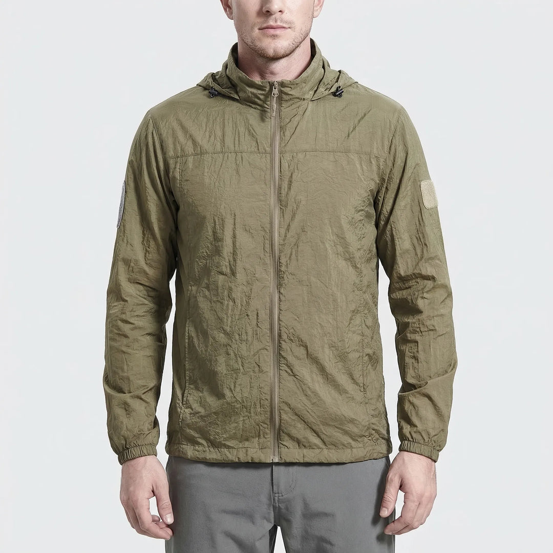 Hooded Lightweight Tactical Windbreaker -  Velorak