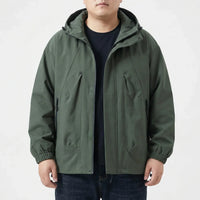 Hooded Oversized Windbreaker Jacket - Adrian