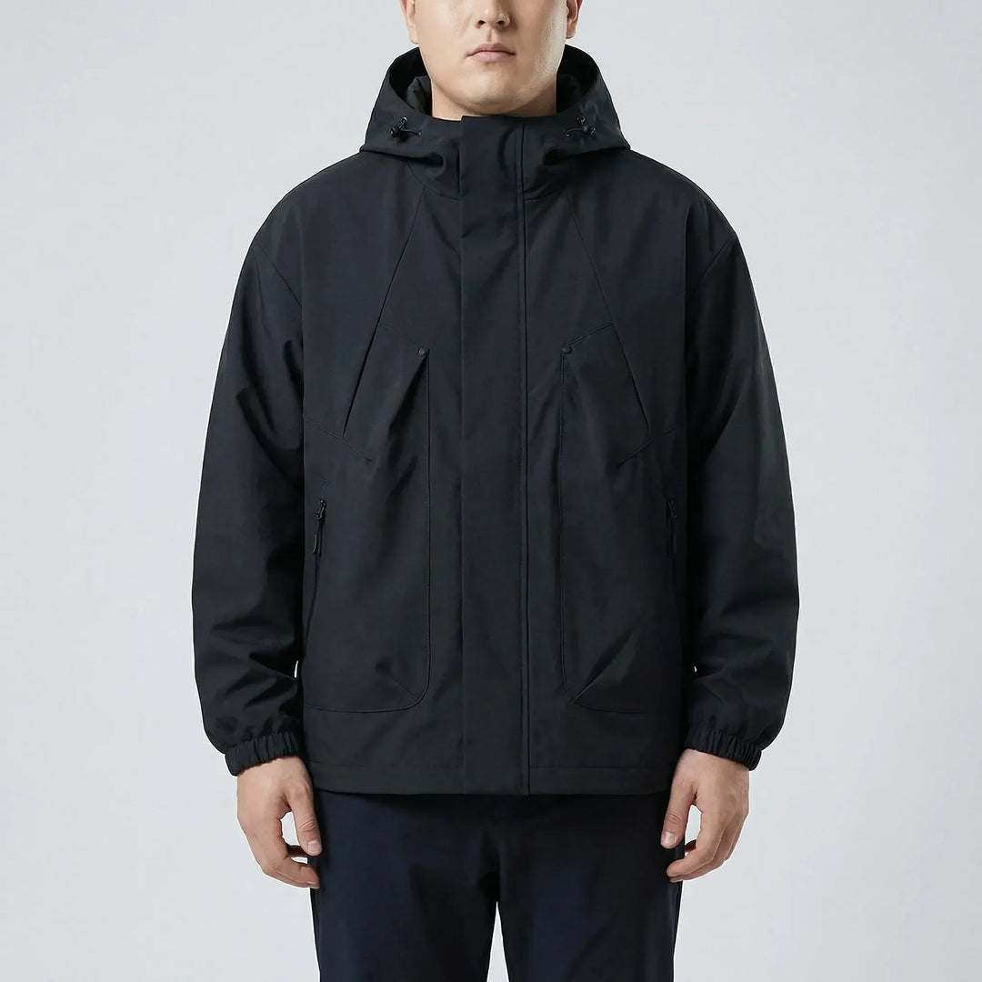 Hooded Oversized Windbreaker Jacket - Adrian