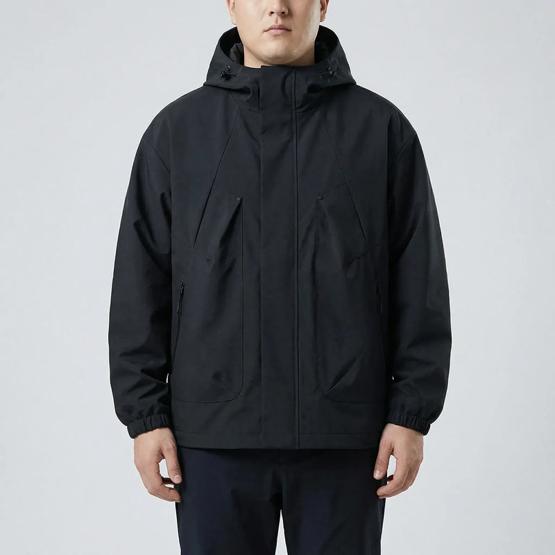 Hooded Oversized Windbreaker Jacket - Adrian