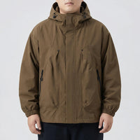 Hooded Oversized Windbreaker Jacket - Adrian