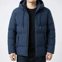 Hooded Padded Puffer Jacket For Men - Gustavo