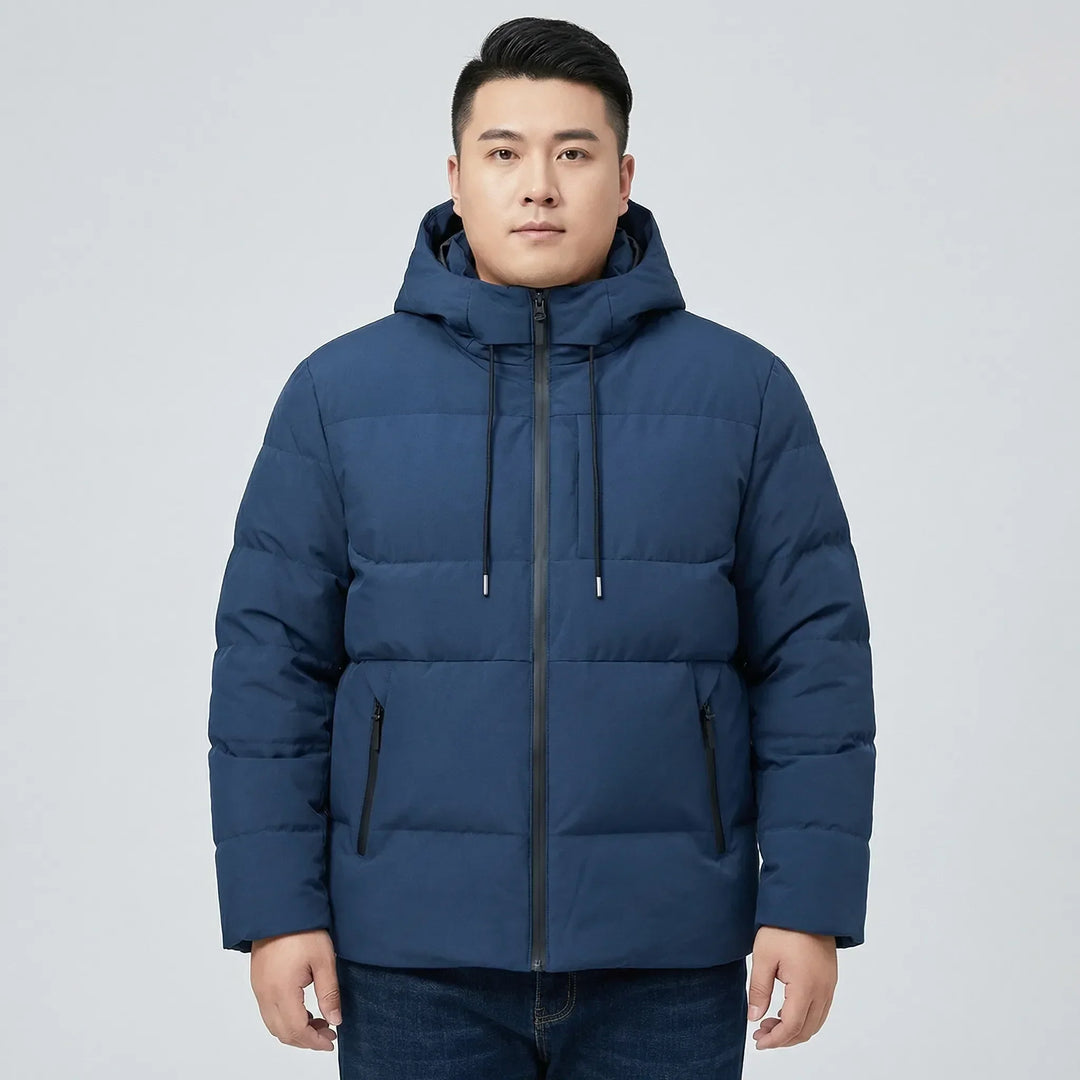 Hooded Padded Puffer Jacket For Men - Gustavo