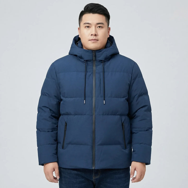 Hooded Padded Puffer Jacket For Men - Gustavo