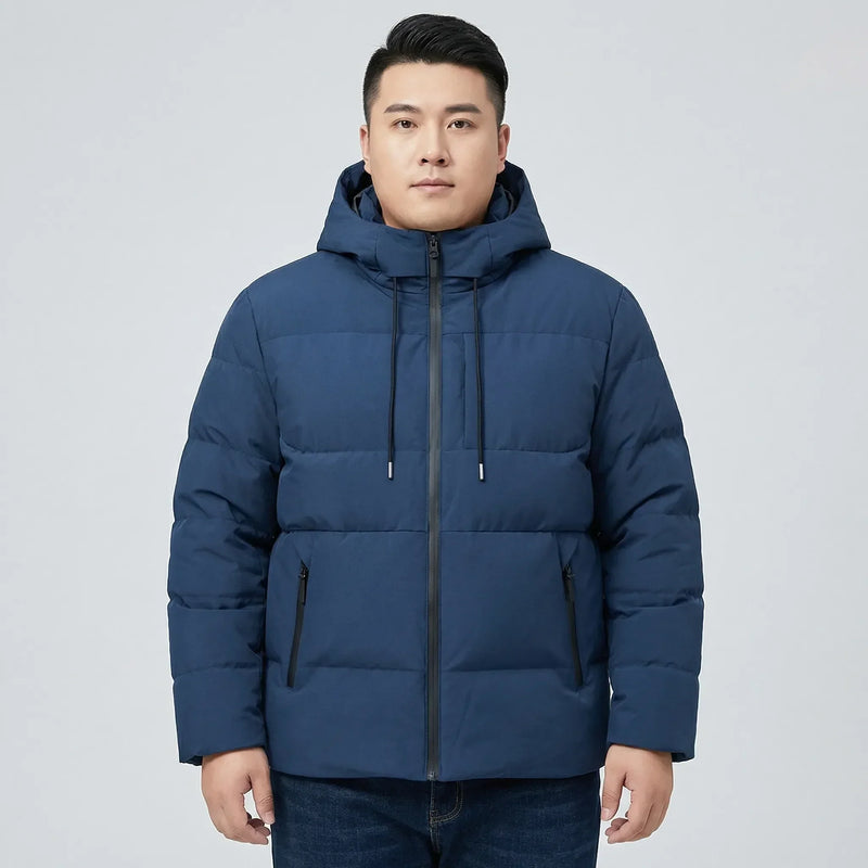 Hooded Padded Puffer Jacket For Men - Gustavo