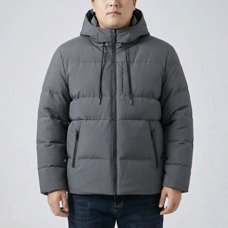 Hooded Padded Puffer Jacket For Men - Gustavo