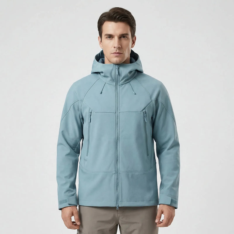 Hooded Soft-Shell Outdoor Jacket -  Shellrix