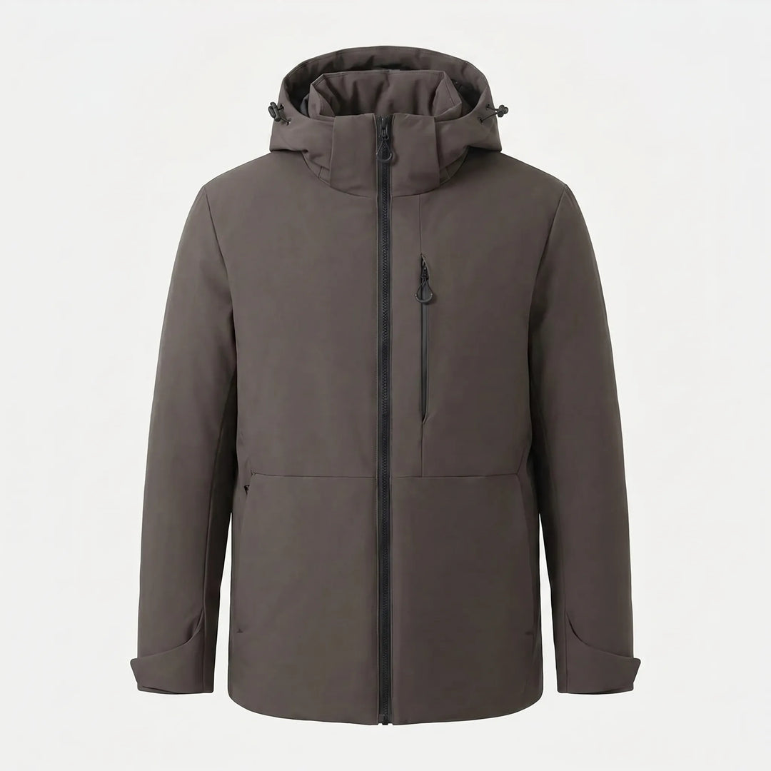 Hooded Thermal Windbreaker Jacket -  Wyndrix