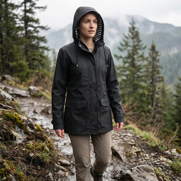 Hooded Waterproof Outdoor Jacket -  Raelwick