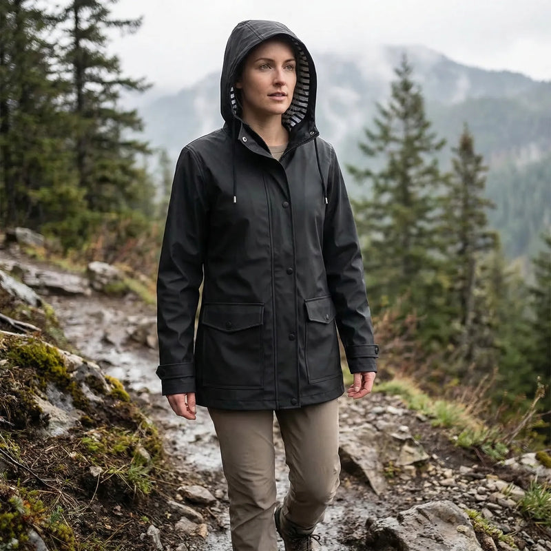 Hooded Waterproof Outdoor Jacket -  Raelwick